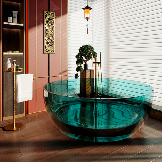 Round Transparent Resin Bathtub: A Luxurious Choice for Modern Bathrooms