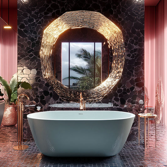 Small Space, Big Soaking: How Engineered Stone Bathtubs Can Fit in Your Tiny Bathroom