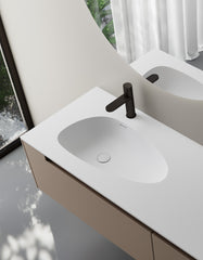 Elegant Man-Made Stone Vanity Basin – Durable & Long-Lasting, Perfect for Modern Bathrooms